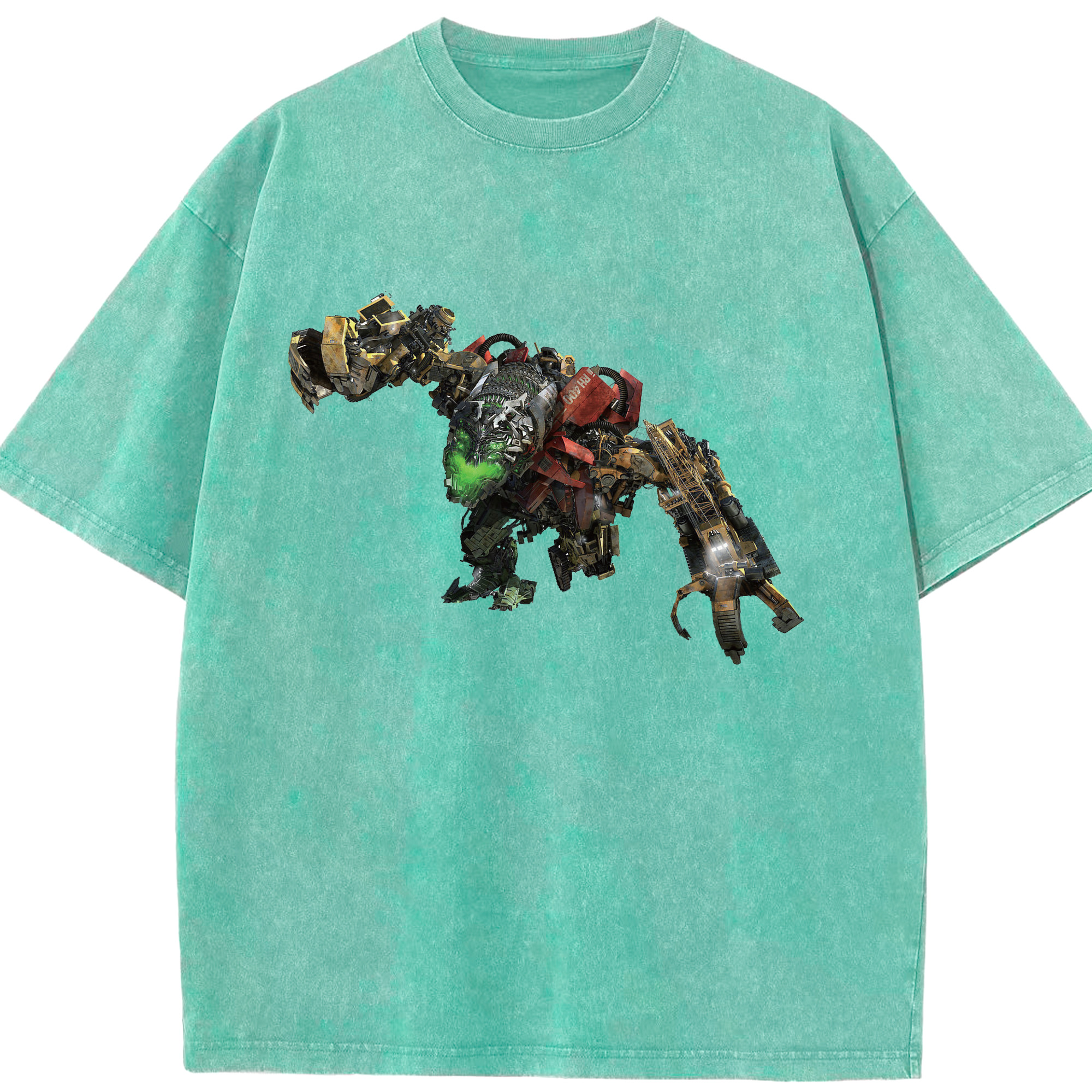 （画像用）  綿100% ヴィンテージ風 半袖Tシャツ（フロントプリント）